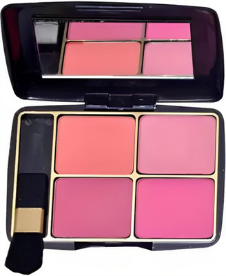 Glamezone 4 IN 1 BLUSHER PALETTE FOR WOMEN AND GIRLS (MULTICOLOR)(Multicolor)