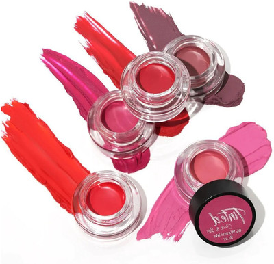 MYEONG Velvet 3 in 1 Lips Multi Shade Color Cheek Tint Cheeks Gives Natural Look(Multi Shade)