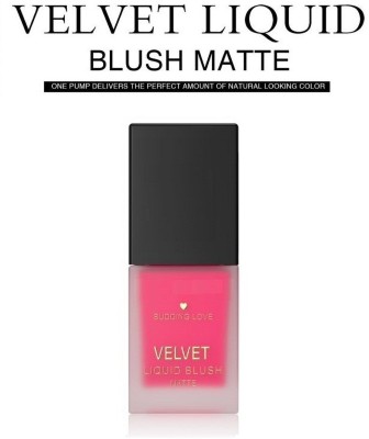 FLENGO Budding Love Velvet Liquid Blush Matte Shade-2 Rose Pink(Rose Pink)