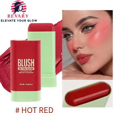 revary Blush On The Glow PX (19 gm) | Flush of Love Matte Blusher Ruby(HOT RED)