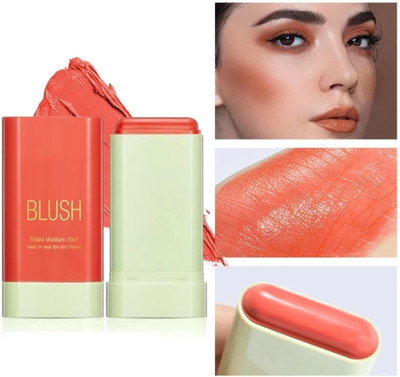 Jiwoo long lasting face makup blusher for all skin tone(orange)