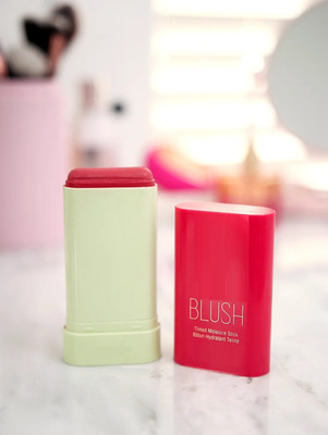 Latixmat Makeup Blush Stick Moisturizer Multi-Use Long Lasting Cream Blusher Stick(Hot Red)