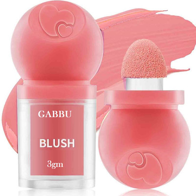 GABBU BEST LIQUID WITH PUFF BLUSHER (3GM)(watermelon)