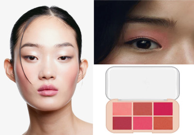 Jiwoo Blush Palette with highly blendable shades Pigmented Blusher(multi)