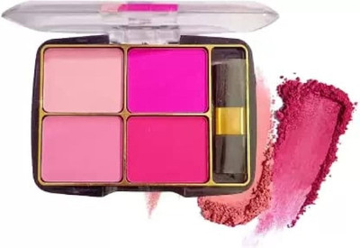 JANOST 4 in 1 Blusher Palette , Long Stay(Multicolor)