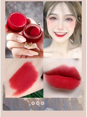 YAWI Korean Lips, Cheek And Eye Shadow Tint With Goodness And Natural Glow tint(chill red)