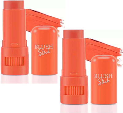 EVERERIN Blusher Matte Finish Long-Lasting Pigment Easy to Blend |(Peach Orange)