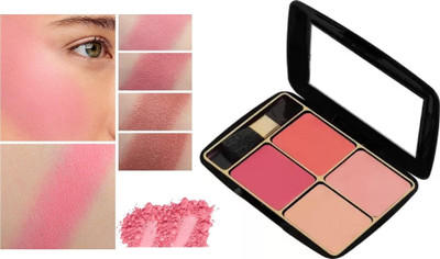 JANOST Perfect Blush Palette with highly blendable shades | Pigmented Blusher(Multicolor)