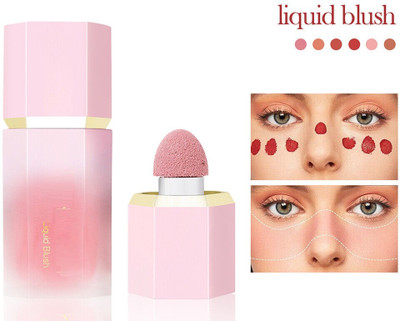 GABBU 3in1 Mousse liquid blush for cheeks + lips + eyes | lightweight | longlasting 03(PECHY PINK)