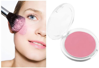 HUZURLU Best Matte finish ,long lasting multi color blusher for cheeks(pink)