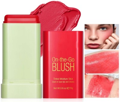 MYEONG On-the-Glow Blush Cheek Bluhser StickTone(Red)