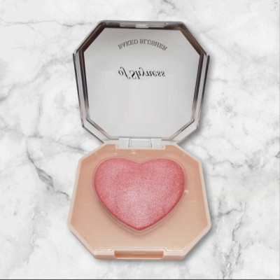 HUZURLU high coverage pigmented blush highlighter(PINK)