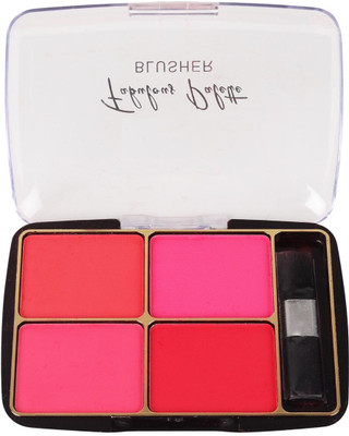 FLENGO Pro 4 Color Amazing Blusher Palette Shade-2(Steel Glam)