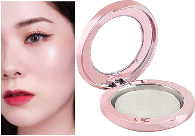 DARYUE Face make up shimmery powder baked blusher and face highlight(white)