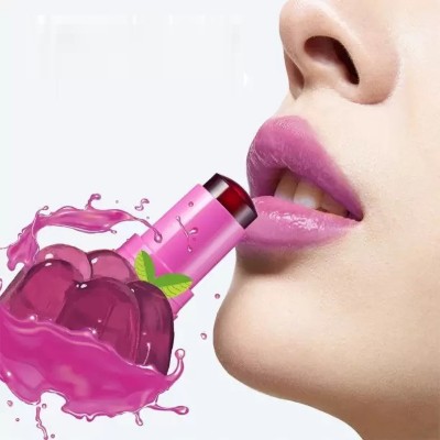 Sheny Tint Jelly Lipstick, Moisturizing Long-Lasting Color, Cheek Blush Stick(pink)