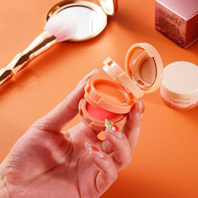 Herrlich 3 in 1 Face Blush Highlighter Contour Makeup Set(MULTICOLOR)