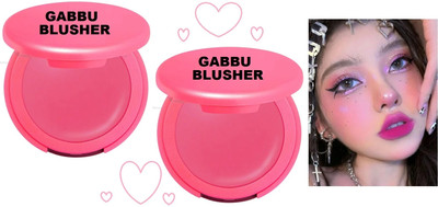 GABBU Korean Cheeks Ultra Pigmented and Blendable for Natural Glow Blusher 02(pink)