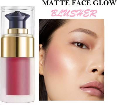 YAWI MATTE SHINE FACE GLOW LIQUID BLUSHER FOR CHEEK MAKE UP(PINK ROSE)