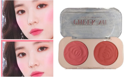 SEUNG PRESSED TWO SHADES CHEEK BLUSHER MATTE FINISH (MULTI COLOR)(MULTICOIOR)