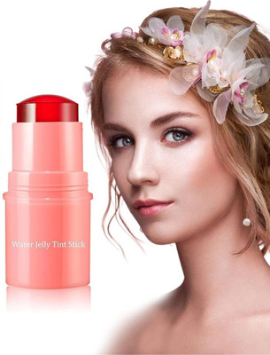 GABBU Jelly Blush Tint 3-in-1 Moisturized Blusher Long Lasting Brighten(orange)