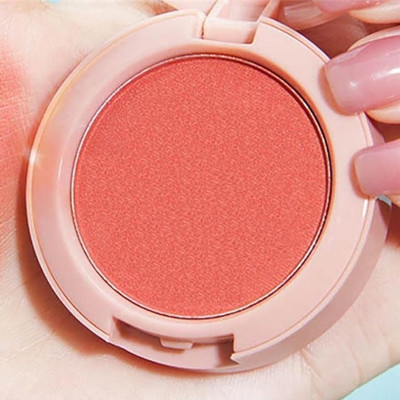 CATERINACHIARA Highly Pigmented & Water Proof Soft Touch Velvet Matte Orange Blush(orange)