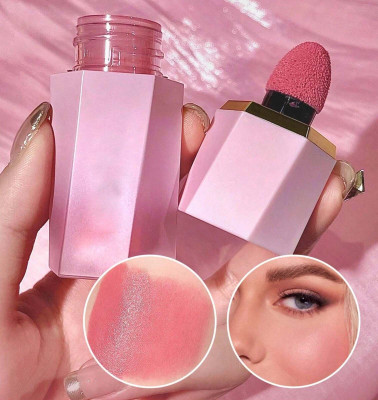 GABBU Quick Blush | Highly Pigmented & Dewy Finish | Weightless & Easy to Apply(Peach)