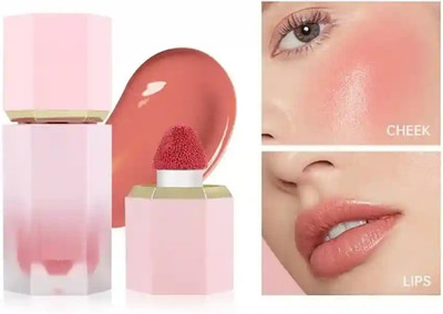 USBK Natural Smooth Liquid Blush Long Lasting Creamy Soft Cheek(WARM RED)