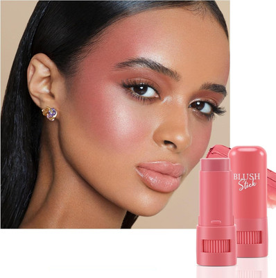 tanvi27 New Multi-use Matte Finish Peach Pink Blush Stick(Peach Pink)