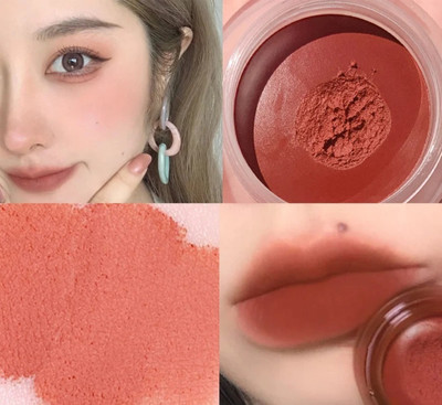 MYEONG Multi Pot Brown Color Everyday Lip & Cheek Tint lipstick with blusher Lip Stain(10 g)