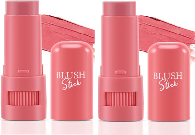 ADJD Combo Blush Stick For Cheeks Pink Tinted Solid Multi-Stick For Eyes Lips Cream(PINK)