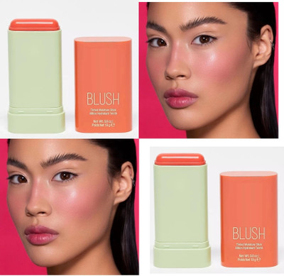 Latixmat Blusher Multi-Use Makeup Blush Stick long lasting waterpruff blusher(peach blusher)