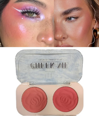 BLUEMERMAID MAKEUP EBST 2 SHADES BLUSHER KIT HIGH PIGMENT FORMULA(MULTICOLOR)
