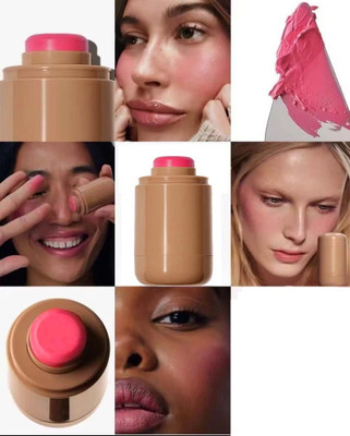 YAWI Best Buildable & blendable Creamy Matte Finish Pocket Blusher(Brink)