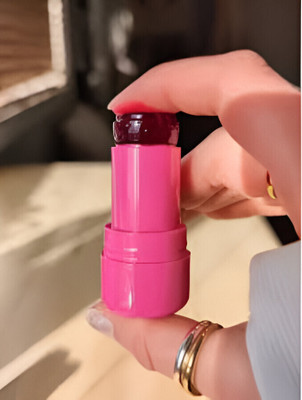 DARVING Most Viral Cooling Water Jelly Tint Blush Stick, Multi-Use Cheek and Lip(RED)