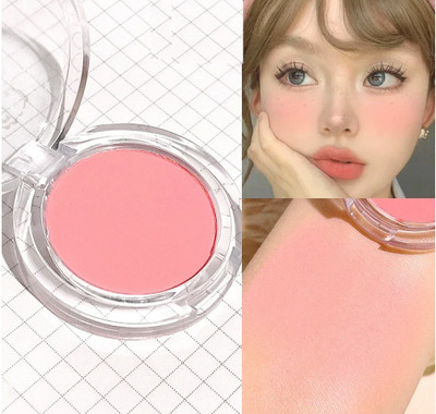 tanvi27 Matte Blush Soft Peach Cream Makeup Blush Natural(Soft Peach)