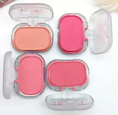 HUZURLU Multi colour Matte Finish Blush Ultra Blendable Blusher(MULTI COLOR)