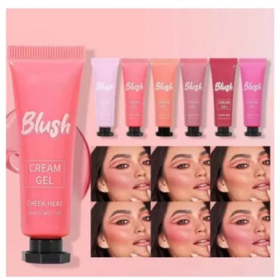 AFARAXIA Best Liquid Blusher Natural Cream for smooth finish makeup6(Mulity color)