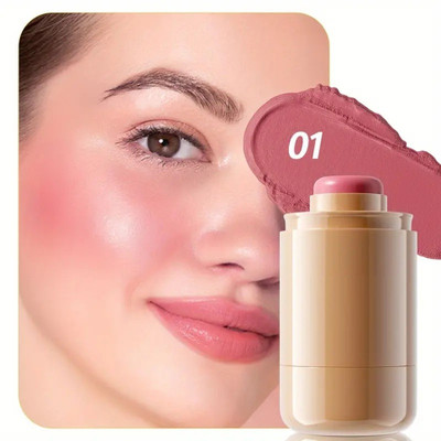 manasona Matte Cheek Blush | Perfect Pop of Color | Seamless Texture & Perfect Coverage(PInk)