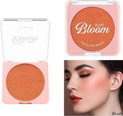 nuvya Easy Glow Blush with Smooth Application and Soft Matte S4(Coral)