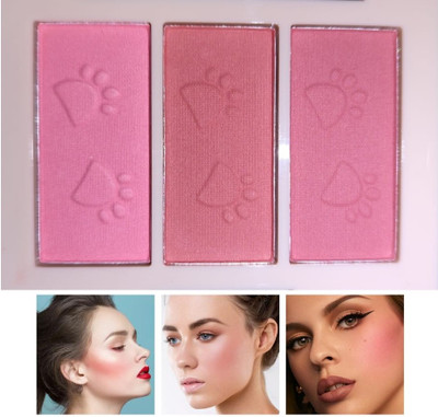 LILLYAMOR Soft Full Pigment Formula Blusher with 3 Shades of Multicolour(Multicolor)