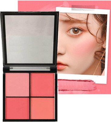sheny soft 4 Color Blusher Kit for Face Makeup(multicolor)