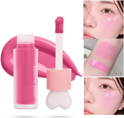 GULGLOW99 Long-Lasting, Highly Pigmented, 3-in-1 Blush/Lip Gloss/Eyeshadow(PINK)