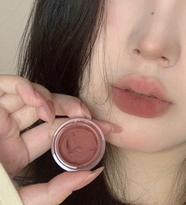 MYEONG Mocha brown mud mud lip gloss velvet matte mousse tint(Mocha Brown)