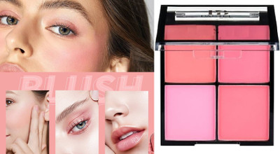 Sheny Professional Cheek Blush Powder Matte Blusher Red(MULTICOLOR)