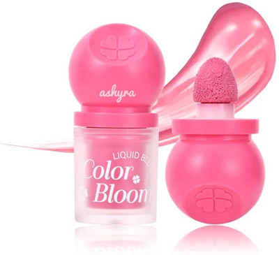 Ashyra Color Bloom Matte Finish Liquid Blush | Soft Glow & Dewy Look|Waterproof Formula(Pink)