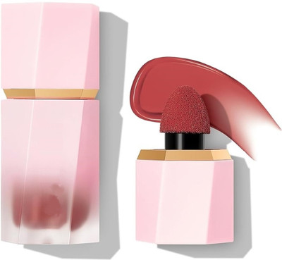 nn 3 in 1 Mousse Liquid Blusher High Gloss Air Cushion Brush Blush(Devotee)