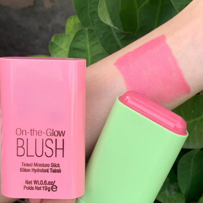Yuency Best Cream Blush Stick - Multi-Use Makeup Stick for Cheeks(SHY PINK)