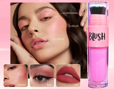 Sheny Liquid Blush Matte Highly Pigmented Easily Bendable (PACK OF-1)(pink)