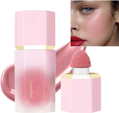 Vyomiris Liquid Blush Matte Finish - Long-wearing Waterproof Gel-Cream(PEACH)