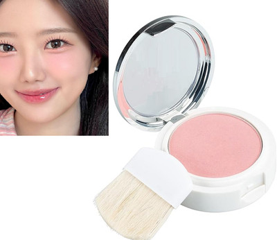 AFARAXIA Blusher for Beautiful makeup look for matte finish look with aplly brush(Baby pink)